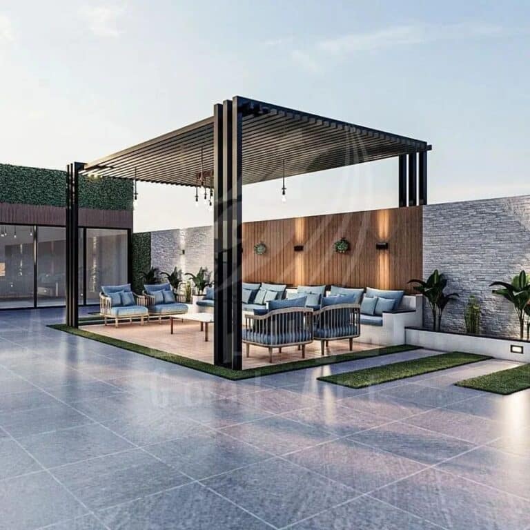 مظلات وجلسات خارجية (48)